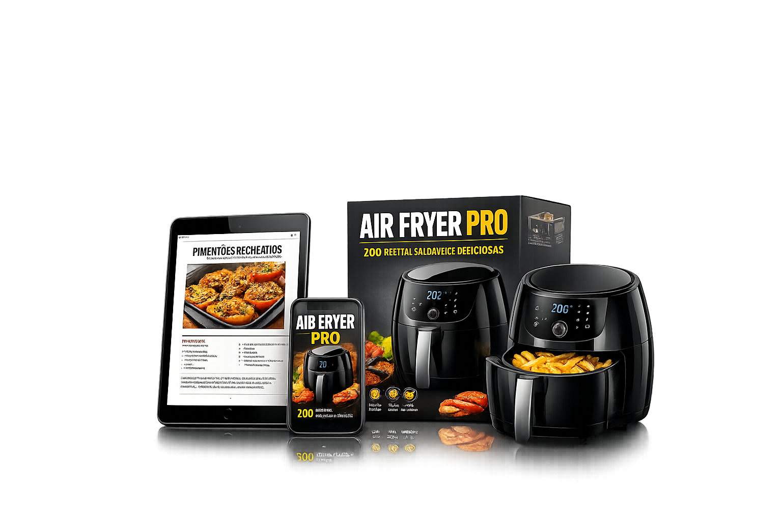 Experiência de leitura premium do Air Fryer PRO